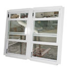 Weiße Glasaluminiumschiebefenster für Badezimmer-hohe Haltbarkeits-einfache Reinigung