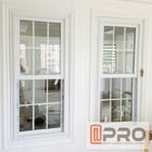 Weiße Glasaluminiumschiebefenster für Badezimmer-hohe Haltbarkeits-einfache Reinigung