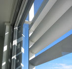 Markise, die akustisches Fenster-Aluminiumsonnenblende-Jalousien schiebt
