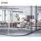 Moderner gleitender Büro-Glaswand-Raum-Wand-Teiler