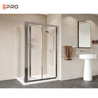 Transparentes installierendes interne Bi-Falten-Badezimmer-Tür-doppeltes Mattglas