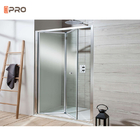 Modernes Luxusbi-Falten-Badezimmer-Tür-Duschkabinen Misted-Aluminiumglas