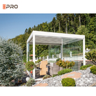 4x4m moderner Aluminiumpergola-Öffnungs-Jalousien-Dach Gazebo-Garten
