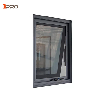 Professionelle australische Standard-Doppelverglasung Aluminium-Oberhang Fenster