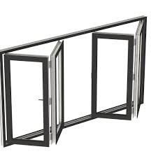 ausgeglichene faltende Fenstereckenbifaltentür Akkordeonfensterherstellerguangzhous bi-Faltenglastür der bifold Außen